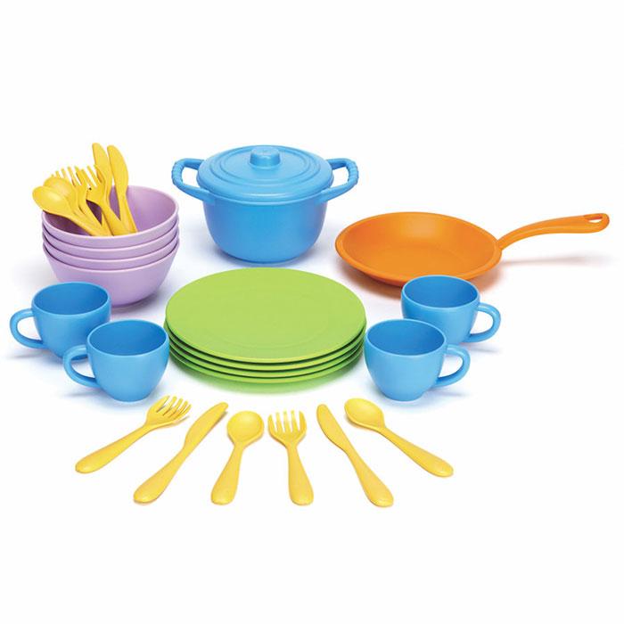 casseroles et assiettes (Greentoys)